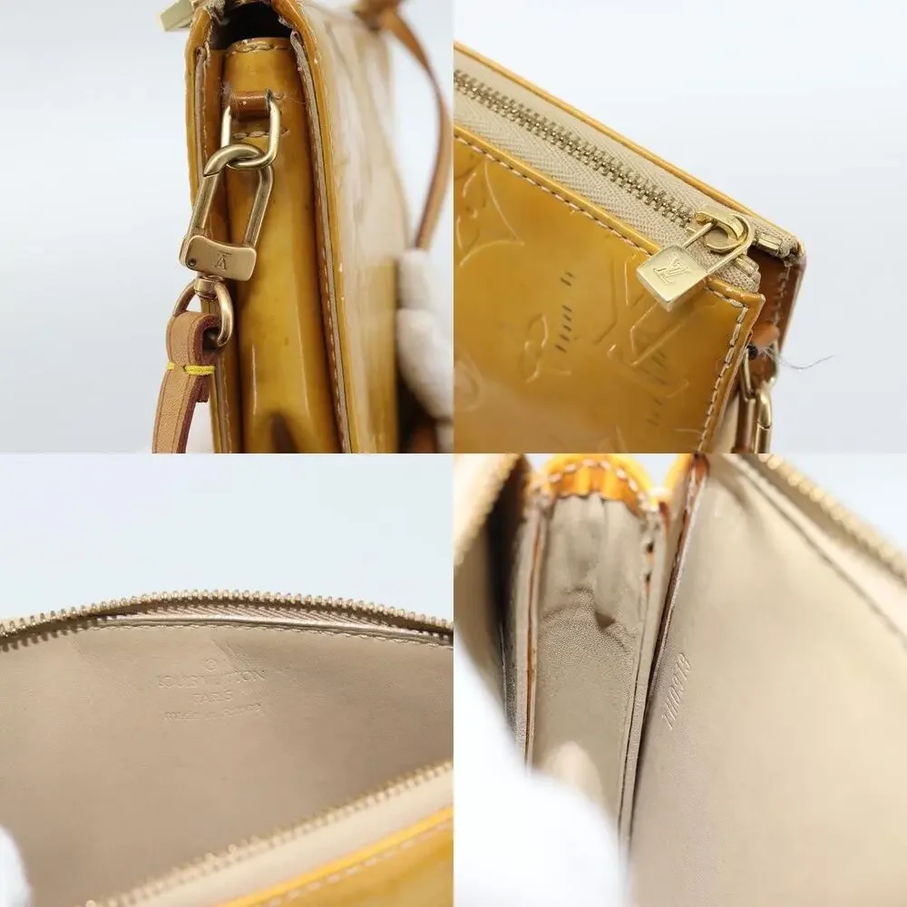 Louis Vuitton Monogram Vernis Lexington Pouch Accessory Beige